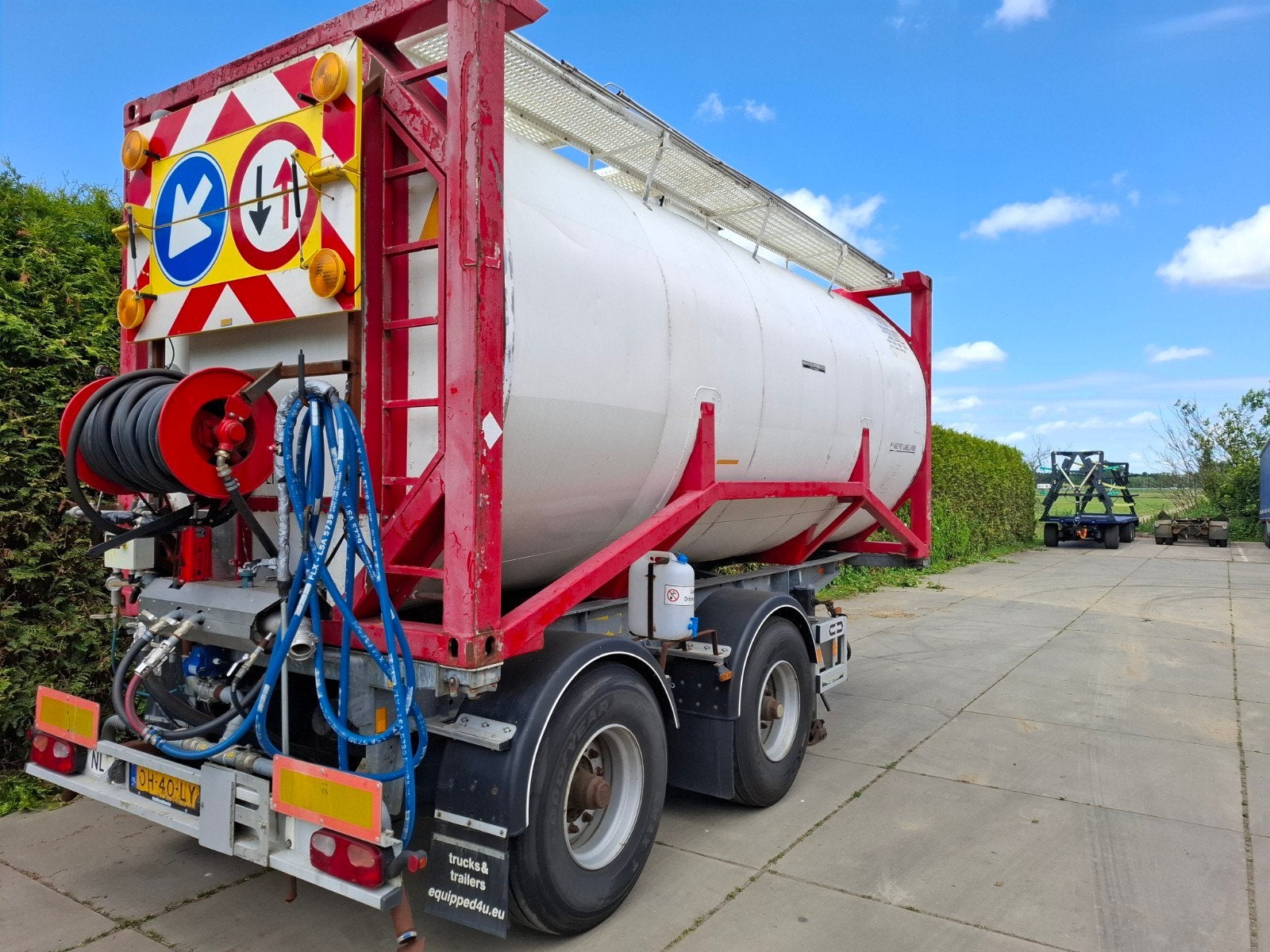 tanktrailer geschikt voor onkruidbestrijding (heet water), Particulier, Te koop