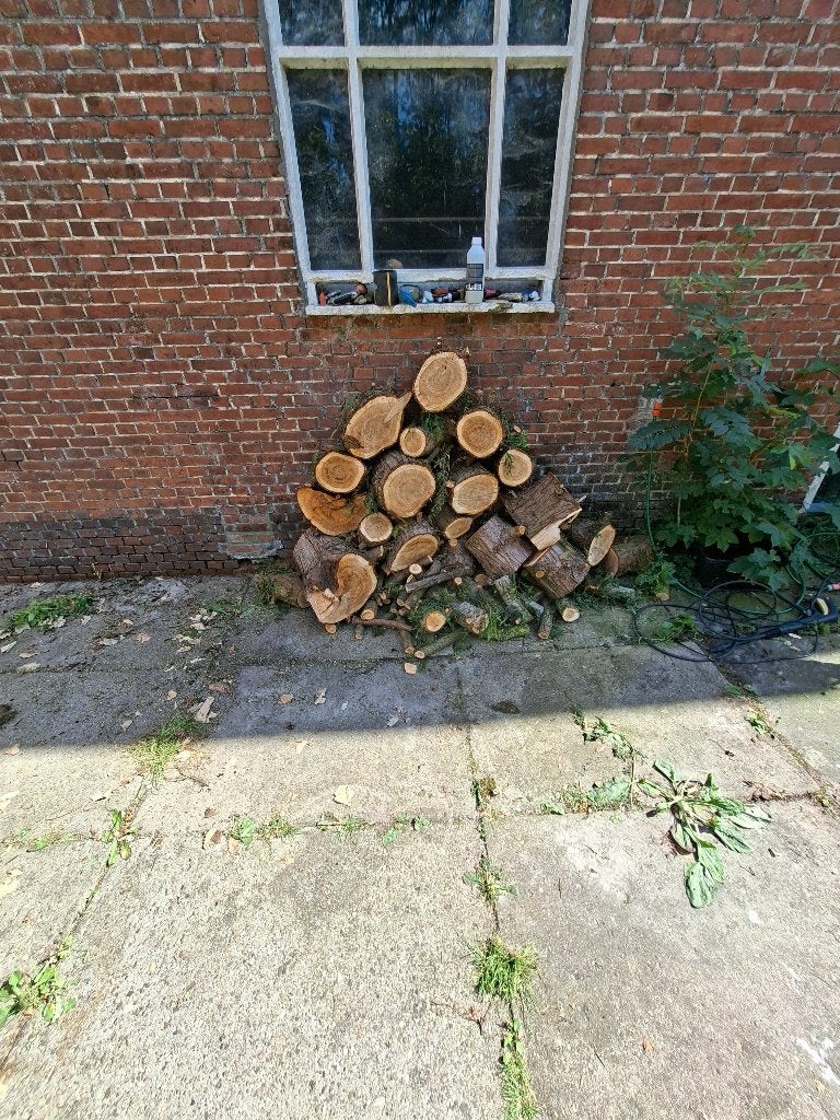 bultje conifeerhout, Minder dan 3 m³, Ophalen