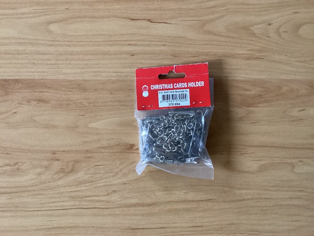 Kerstkaarten clips, Ophalen of Verzenden, Nieuw