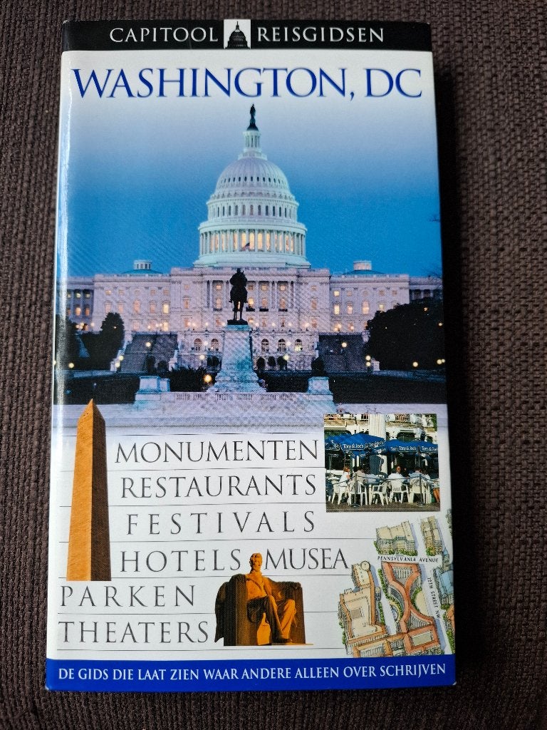Capitool Reisgids Washington, DC - Ontdek de hoofdstad, Boeken, Reisgidsen, Capitool, Ophalen of Verzenden, Reisgids of -boek