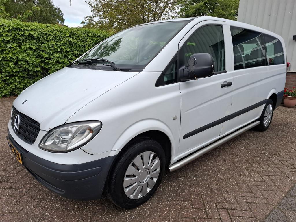 Mercedes-Benz Vito 109 CDI 320 Lang 9-PERSOONS MARGE 105PK, Auto's, Mercedes-Benz, 2137 kg, Gebruikt, 2000 kg, Wit