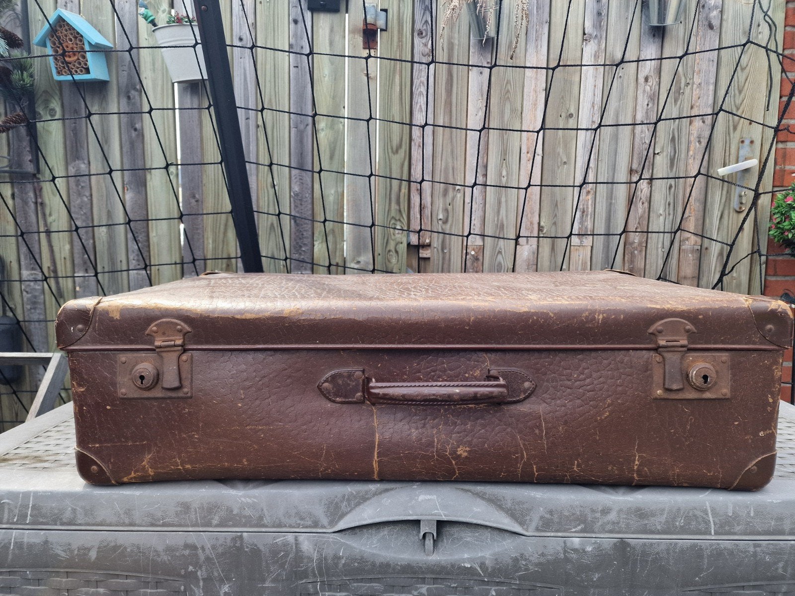 Antieke Koffer - Decoratie of Oldtimer Accessoire, Antiek en Kunst, Ophalen