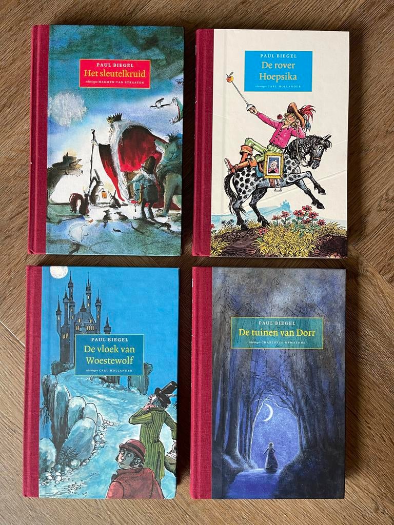 Vier boeken uit de Paul Biegel Bibliotheek, Ophalen of Verzenden, Gelezen, Fictie algemeen