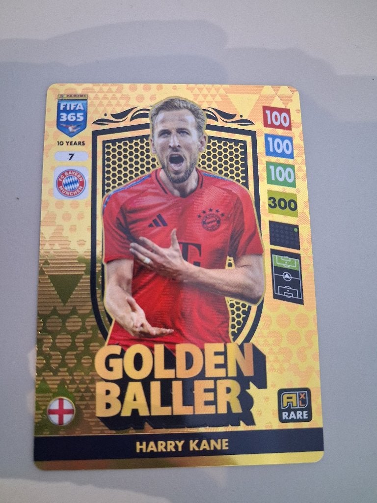 Panini Golden Baller Harry Kane, Verzamelen, Ophalen of Verzenden, Nieuw, Buitenlandse clubs, Spelerskaart
