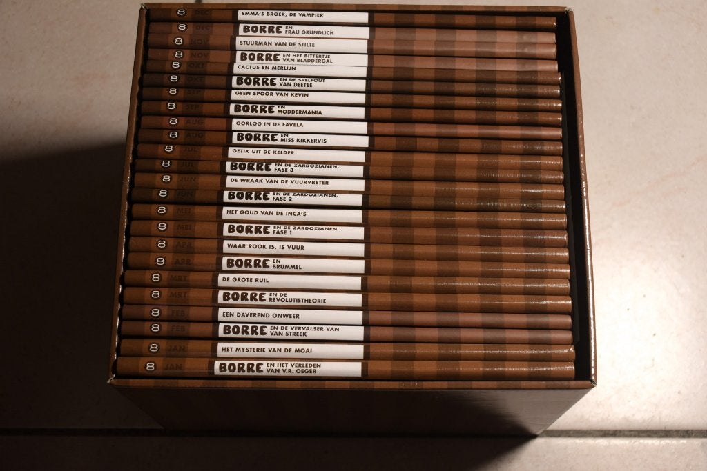 Doos Borre boekjes groep 8 compleet 24 boekjes, Ophalen of Verzenden, Zo goed als nieuw, Fictie algemeen