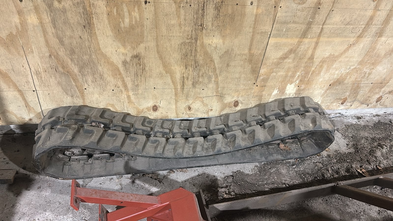 Rubberen rupsband voor minikraan Hitachi gratis af te halen, Ophalen