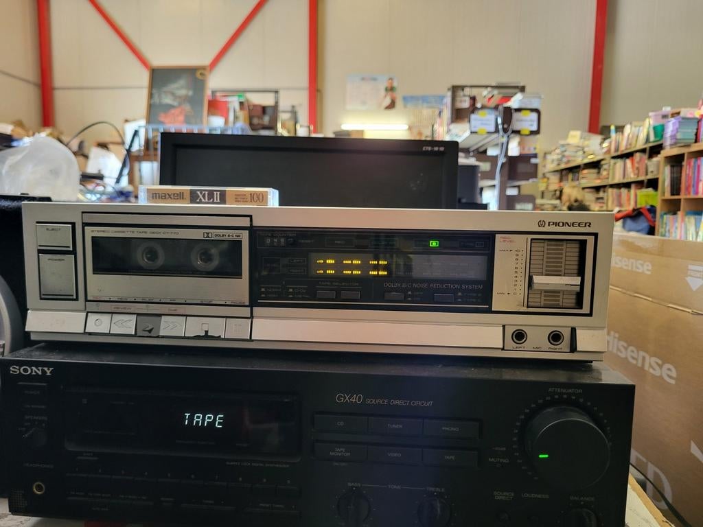 Pioneer cassettedeck ct770, Ophalen