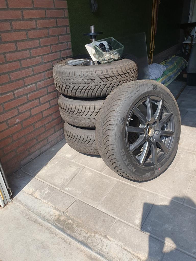 Autobanden met nieuwe Sensor en Alu Velgen voor Qashqai, Auto-onderdelen, Banden en Velgen, Ophalen, Banden en Velgen, 17 inch