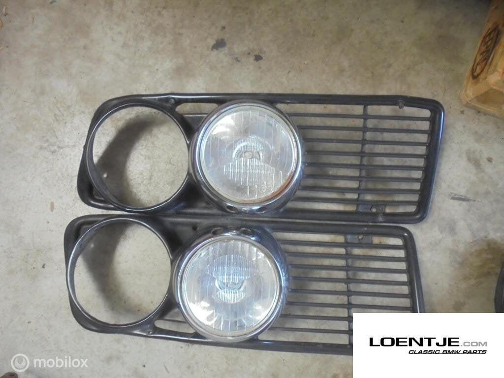 Grill BMW 02 dubbele koplampen 2002 1802 1602 1502 tii ti et, Gebruikt, Ophalen of Verzenden, BMW, BMW