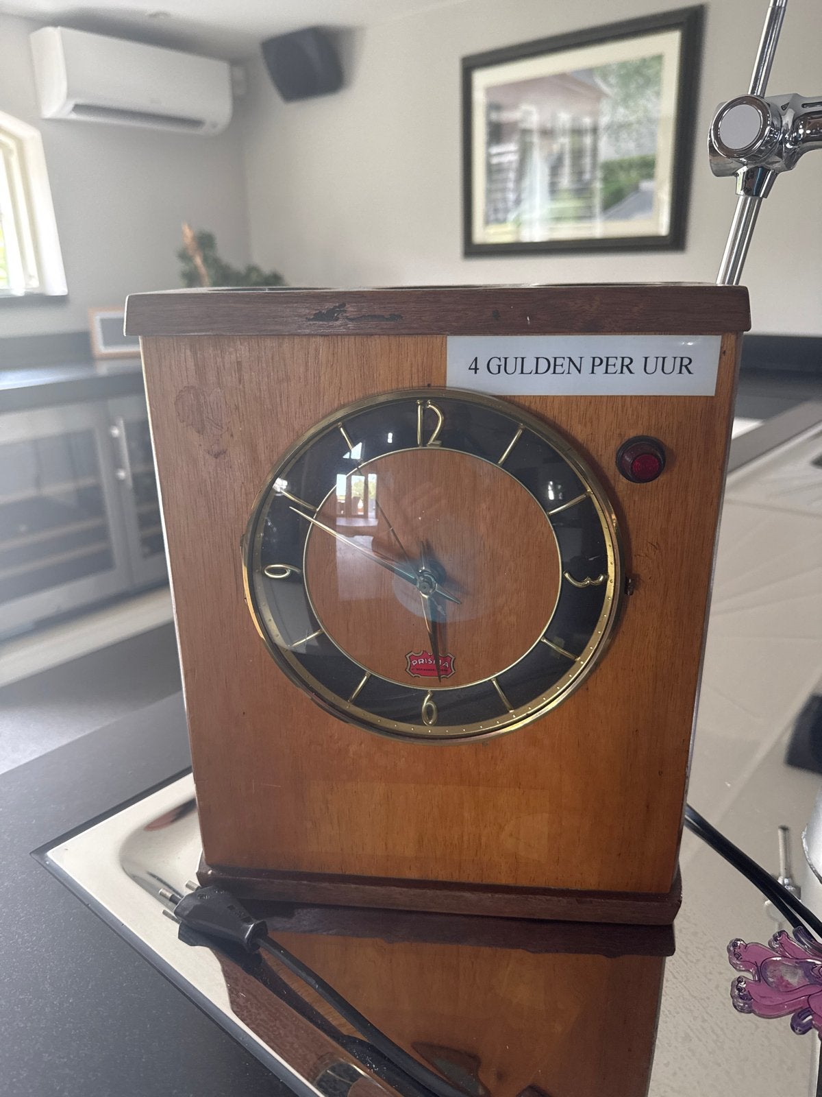Vintage Biljart Klok - Decoratief Item mooie, Ophalen of Verzenden