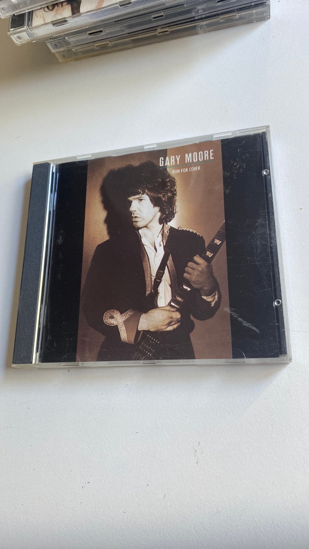 Cd gary moore, run for cover, Ophalen of Verzenden, Zo goed als nieuw, Poprock