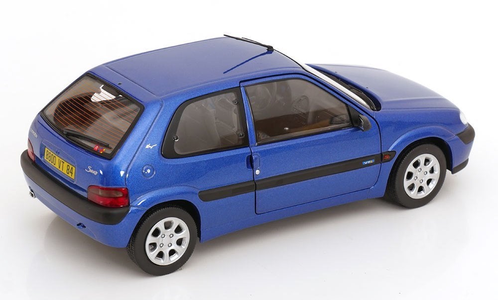 Norev 1:18 Citroen Saxo VTS 1996 Poseidon Blue, Hobby en Vrije tijd, -, Nieuw, Norev, Ophalen of Verzenden