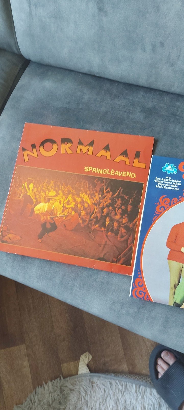 Normaal - Springlèavend LP (Gebruikt)en Andrea van duin, LP, Rock, Gebruikt, Ophalen of Verzenden