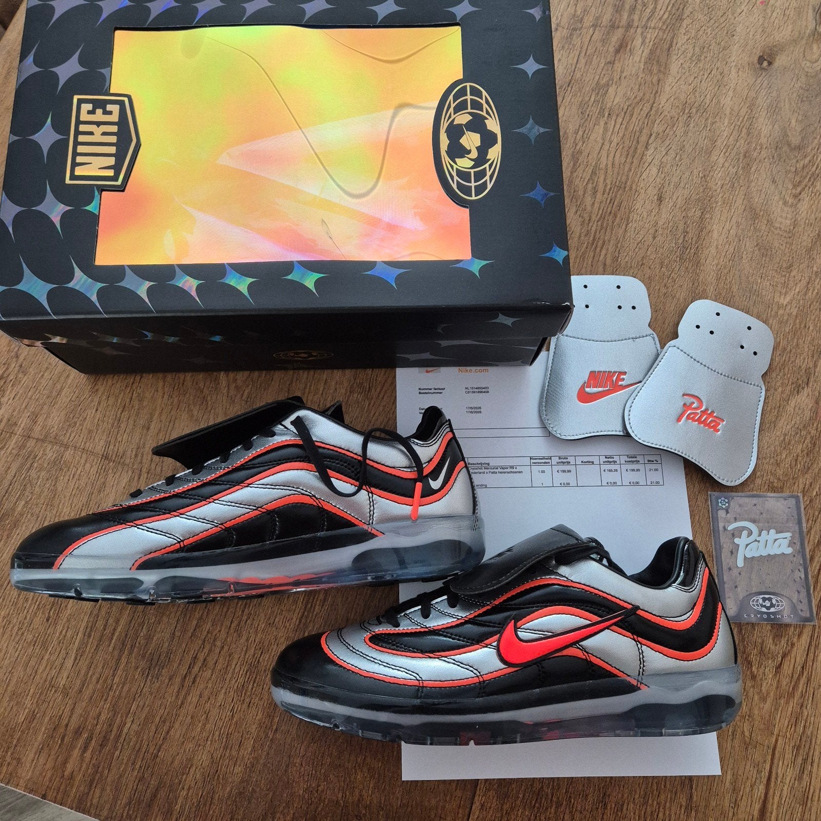 Nike Cryoshot Mercurial Vapor R9 x Patta | EU43 | DS | Compl, Nieuw, Ophalen of Verzenden, Overige kleuren, Nike x Patta