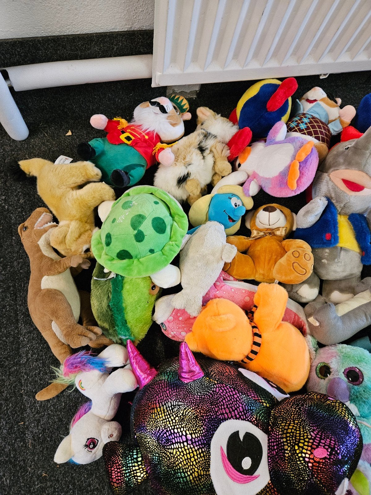 Grote collectie knuffels, diverse soorten en maten, Gebruikt, Eenhoorn, Disney, Ophalen of Verzenden