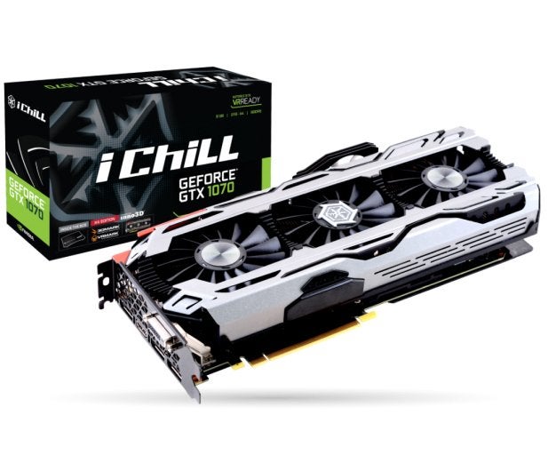 Inno3D iChill GeForce GTX 1070 Grafische Kaart, Computers en Software, PCI-Express 3, HDMI, Ophalen of Verzenden, Nvidia