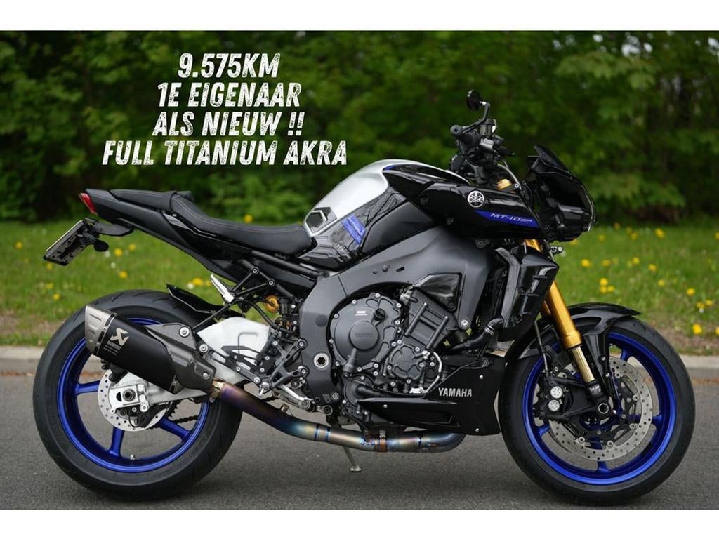 Yamaha MT 10 SP | FULL Tit. Akra | Als Nieuw ! (bj 2023) 9,5, 4 cilinders, Motorrijbewijs A, Bedrijf, Onbekend