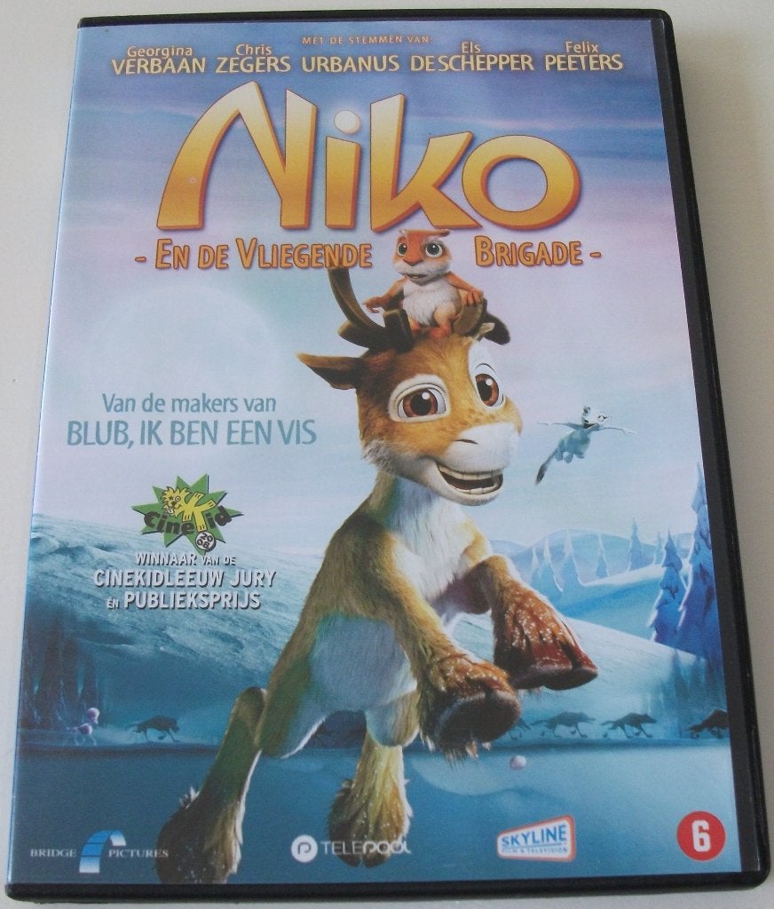 Dvd *** NIKO *** En de Vliegende Brigade, Cd's en Dvd's, Europees, Tekenfilm, Ophalen of Verzenden, Zo goed als nieuw