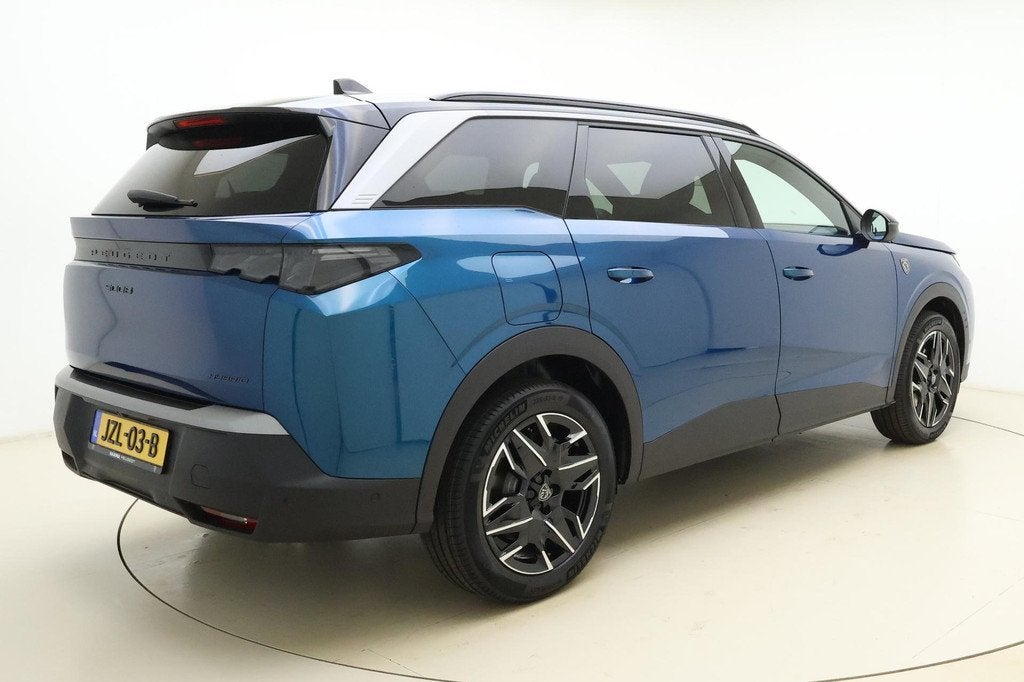 Peugeot 5008 1.2 Hybrid GT Exclusive 145 Pk | € 8.000 DEMO, Auto's, Peugeot, 145 pk, Gebruikt, 1199 cc, Blauw