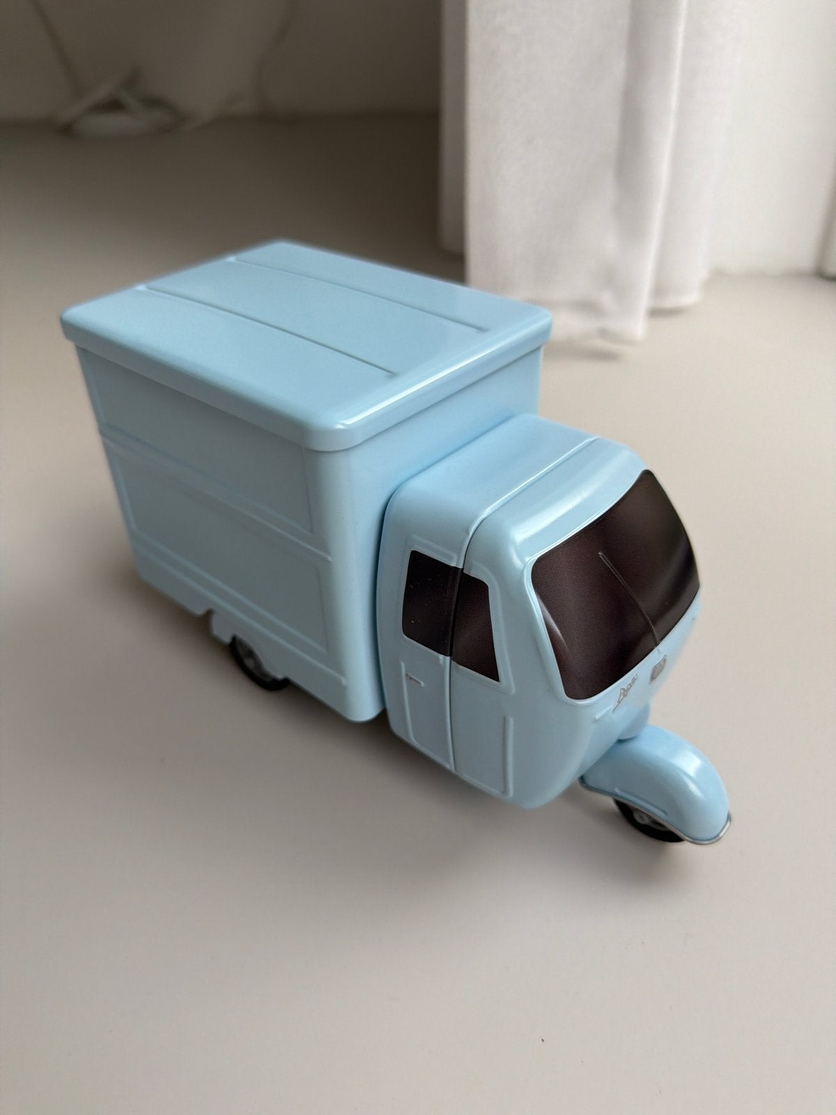 Koekblik Piaggio Ape - Lichtblauw, Ophalen of Verzenden, Nieuw, Auto's