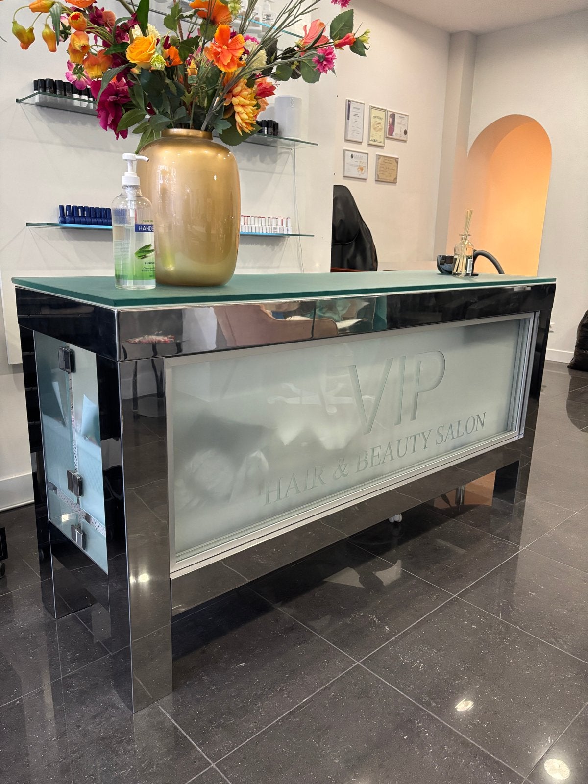 Moderne Receptiebalie met Verlichting, Ophalen of Verzenden