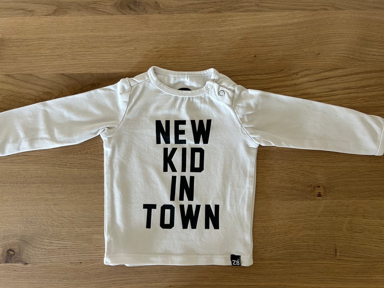 Wit shirtje Z8 - maat 50, Ophalen of Verzenden, Gebruikt, Jongetje of Meisje, Shirtje of Longsleeve