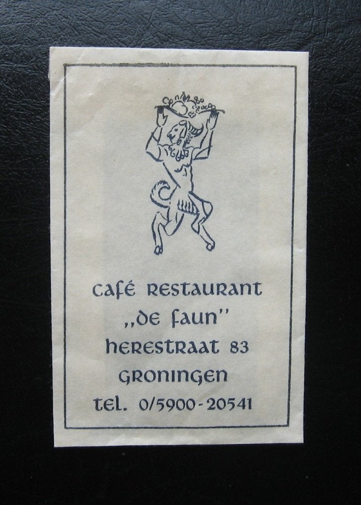 12/3233 Groningen - Cafe Restaurant De Faun, Verzenden, Nederland