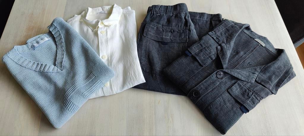 Jongens setje maat 152/ blouse 164 linnen. Merk gymp, Kinderen en Baby's, Kinderkleding | Maat 164, Ophalen, Jongen