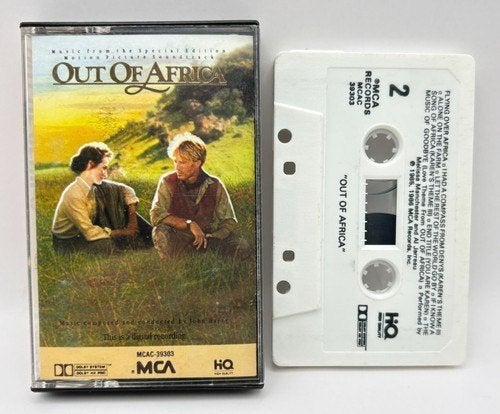 Out of Africa muziek cassette original soundtrack album, Gebruikt, Filmmuziek en Soundtracks, Ducoso, 1 bandje
