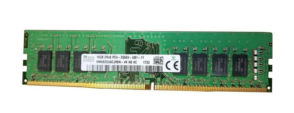SK Hynix HMA82GU6CJR8N-VK 16GB DDR4-2666 UDIMM PC4-21300V-U, Computers en Software, DDR4, Onbekend, Ophalen of Verzenden, Zo goed als nieuw