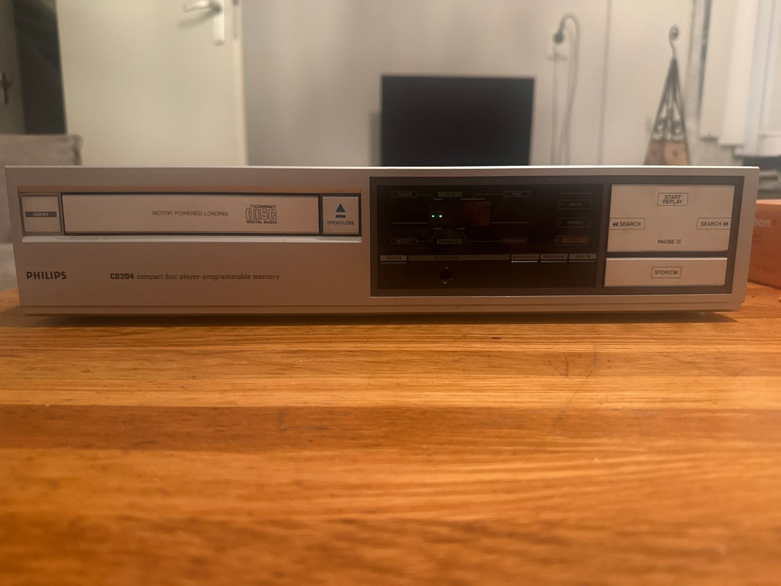Philips CD204 CD-speler - Vintage Hifi, Audio, Tv en Foto, Ophalen of Verzenden, Gebruikt, Philips