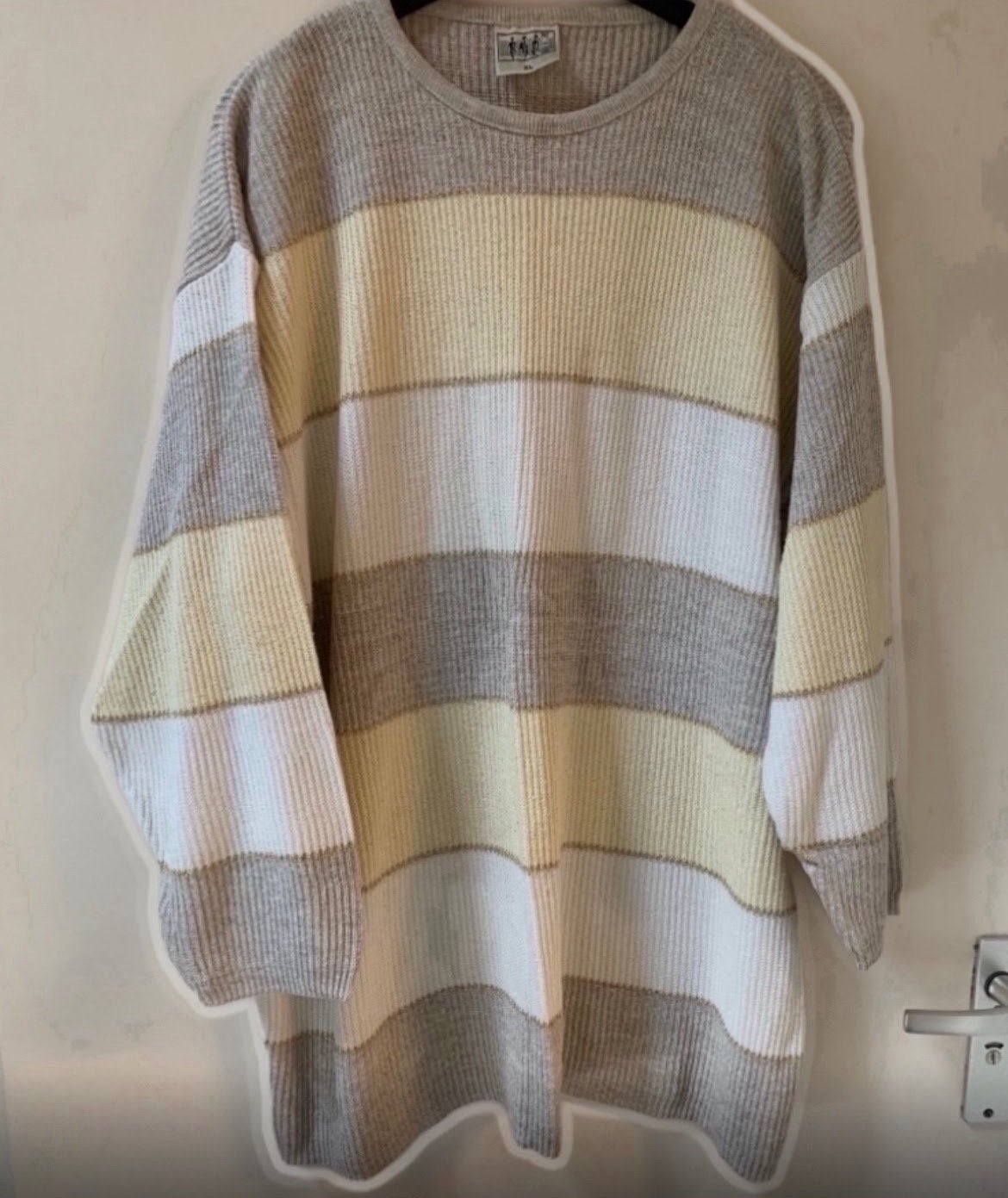 Leuke kleuren streep  trui.  Maat XXL. Merk, Ophalen of Verzenden, Maat 46/48 (XL) of groter, Geel