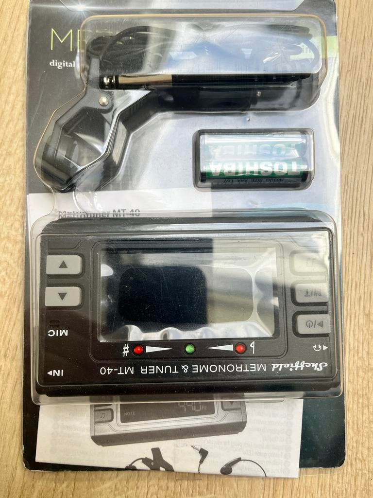 Sheffield MT-40 Metro-Tuner 3-in-1 Metronoom & Tuner, Ophalen of Verzenden, Zo goed als nieuw