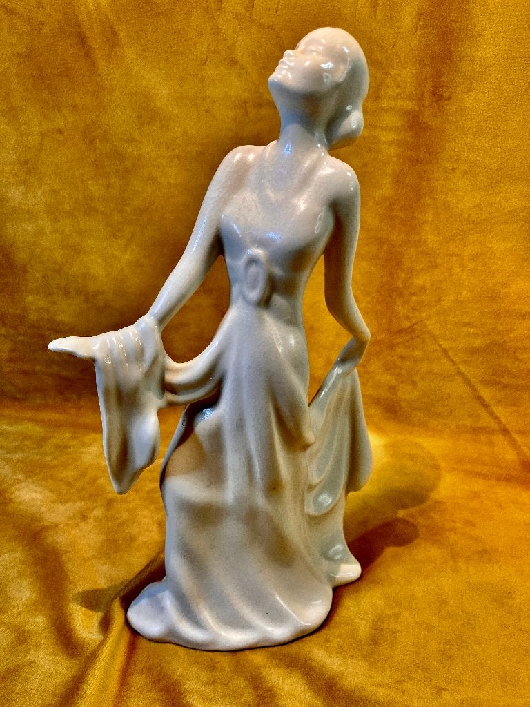 Eta Lempke Plazuid Serimpi danseres ca 1935 puntgaaf.   3, Gemerkt, Verzenden, Art deco, 20 - 50 cm