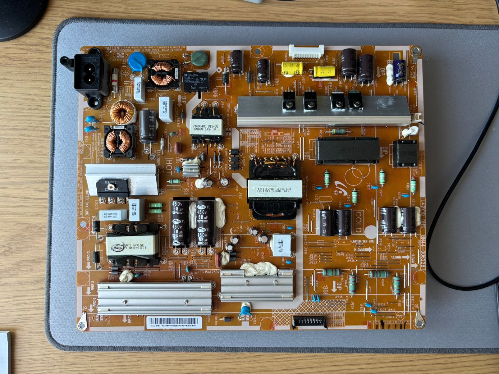SAMSUNG UE40F6500 - voeding, Computers en Software, Interne voedingen, Gebruikt, Ophalen of Verzenden