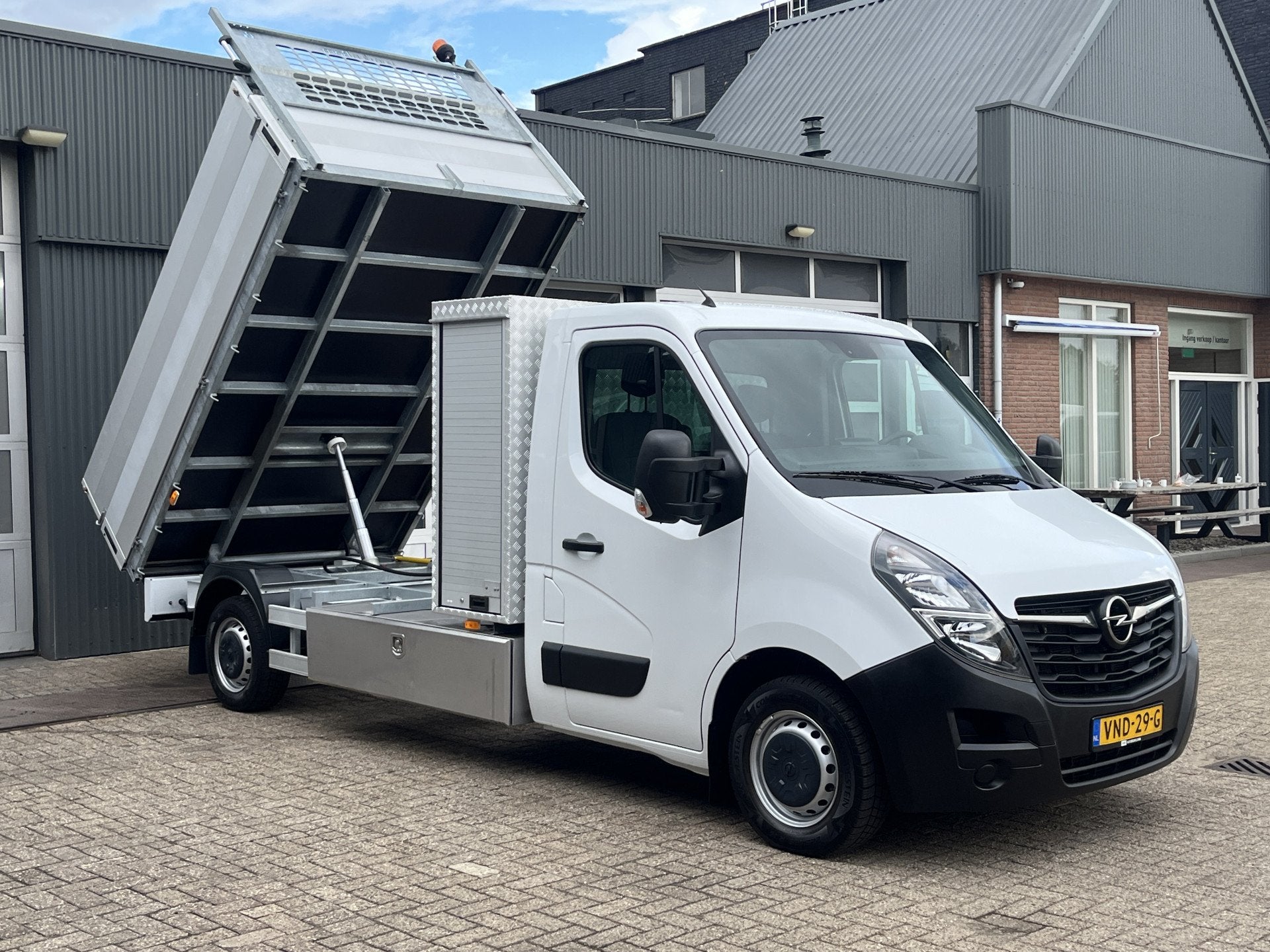 Opel Movano 2.3 Turbo L3H1 Openlaadbak Pick-up Kipper Airco, Auto's, Voorwielaandrijving, Gebruikt, 4 cilinders, 150 pk