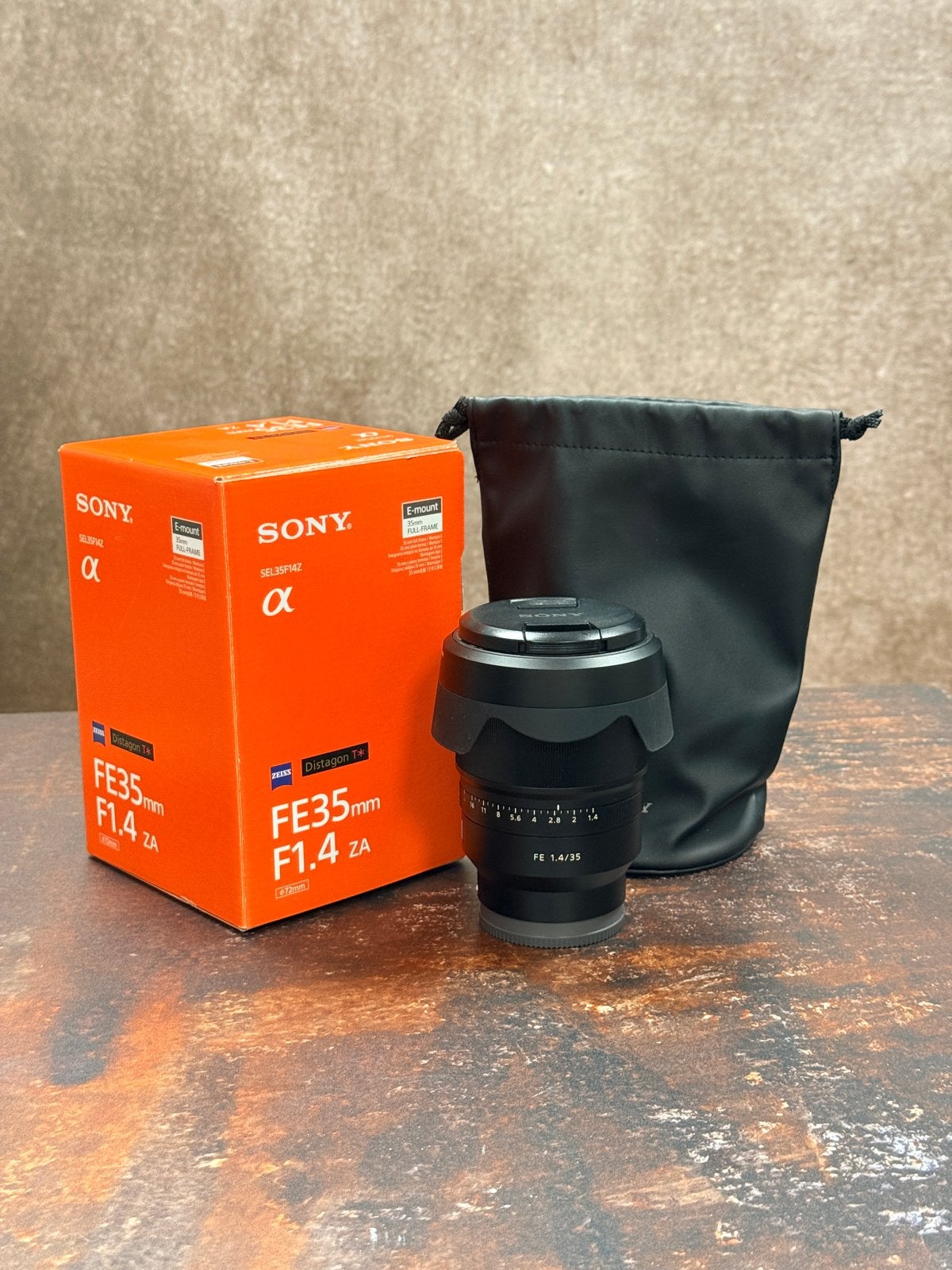 Sony FE 35mm F1.4 ZA Zeiss Distagon T* Lens, Sony E-mount, Sony, 35 mm, Overige typen