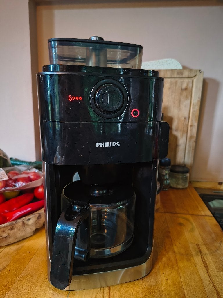 Philips Grind & Grew koffiezetapparaat, Ophalen, 10 kopjes of meer, Koffiemachine, Koffiebonen