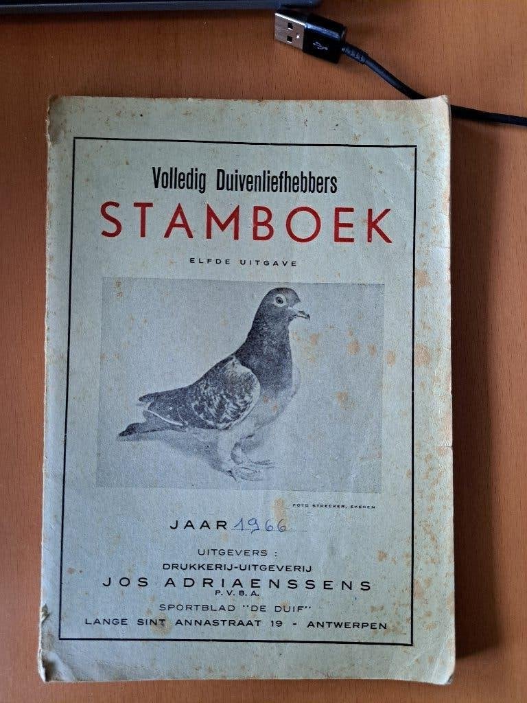 Volledig duivenliefhebbers stamboek, Ophalen of Verzenden