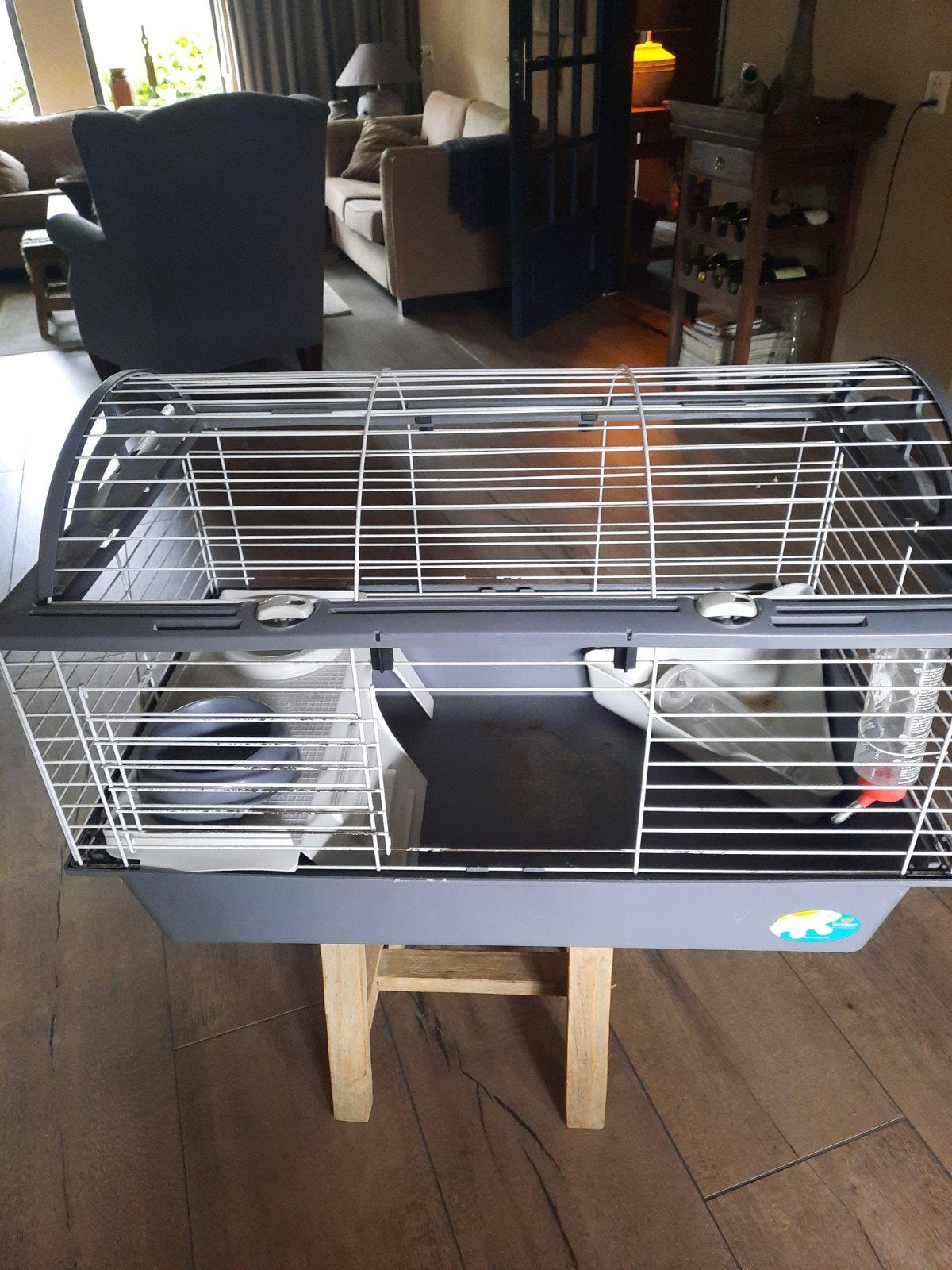 kooi voor hamster, cavia of klein konijntje, Kooi, Gebruikt, Cavia, 75 tot 110 cm