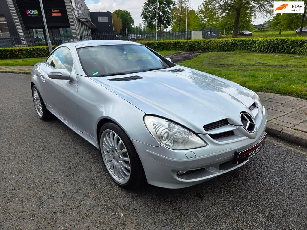 Mercedes-Benz SLK-klasse 280 automaat xenon leer, Auto's, Mercedes-Benz, Achterwielaandrijving, Gebruikt, Cabriolet, Bedrijf