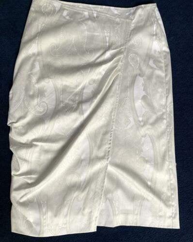 Windsor rok maat 42, Kleding | Dames, Rokken, Zo goed als nieuw, Maat 42/44 (L), Wit, Knielengte, Ophalen of Verzenden