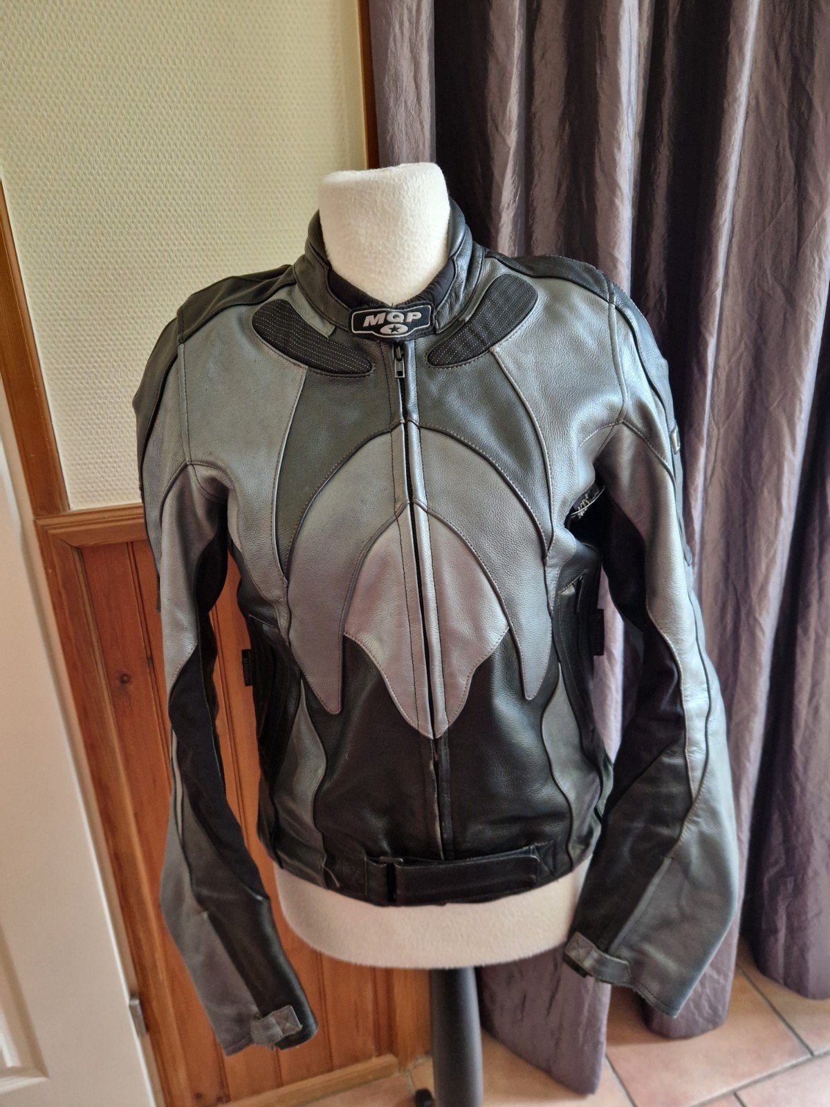 Gave leren motorjas van MQP, Motoren, Kleding | Motorkleding, Jas | leer, Tweedehands, Ophalen of Verzenden