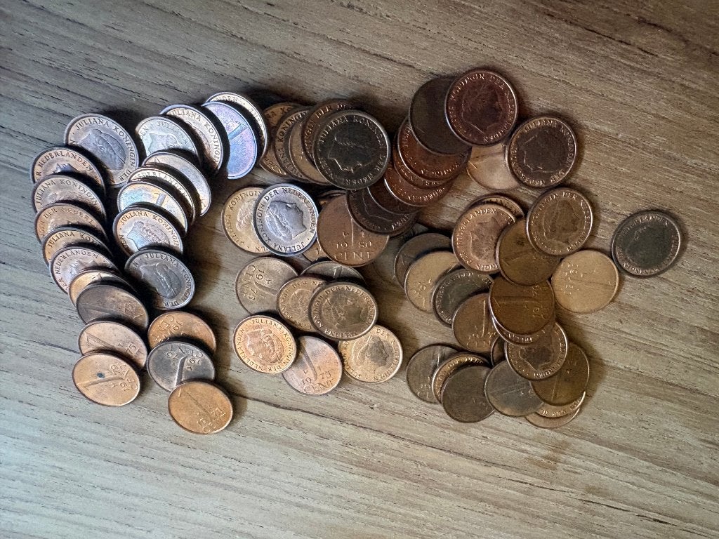 Gulden centen - Juliana, Postzegels en Munten, Munten | Nederland, Ophalen, Koningin Juliana, 5 cent, Losse munt