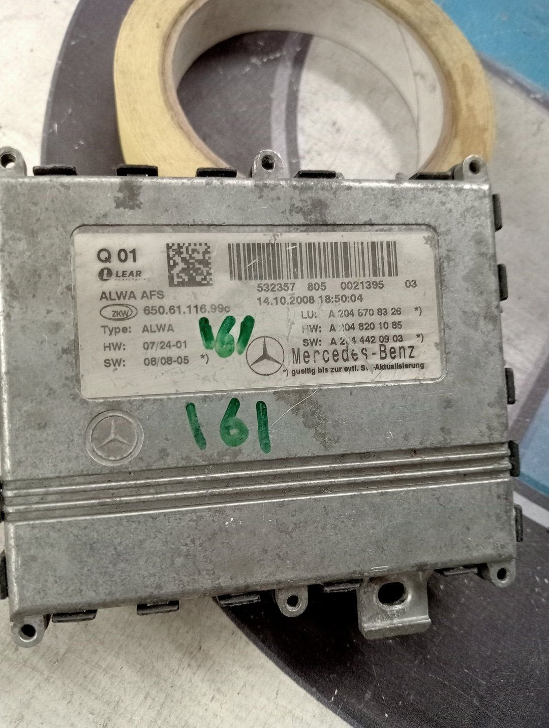 Mercede-s Ben-z Koplamp Ballast Control Module 6506111699c, Auto-onderdelen, Verlichting, Gebruikt, -, Ophalen of Verzenden, -