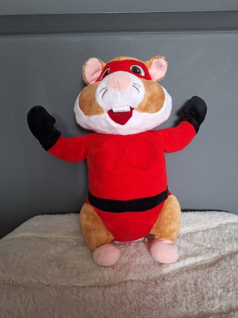AH hamster superheld rood, Albert Heijn, Overige typen, Ophalen of Verzenden, Zo goed als nieuw