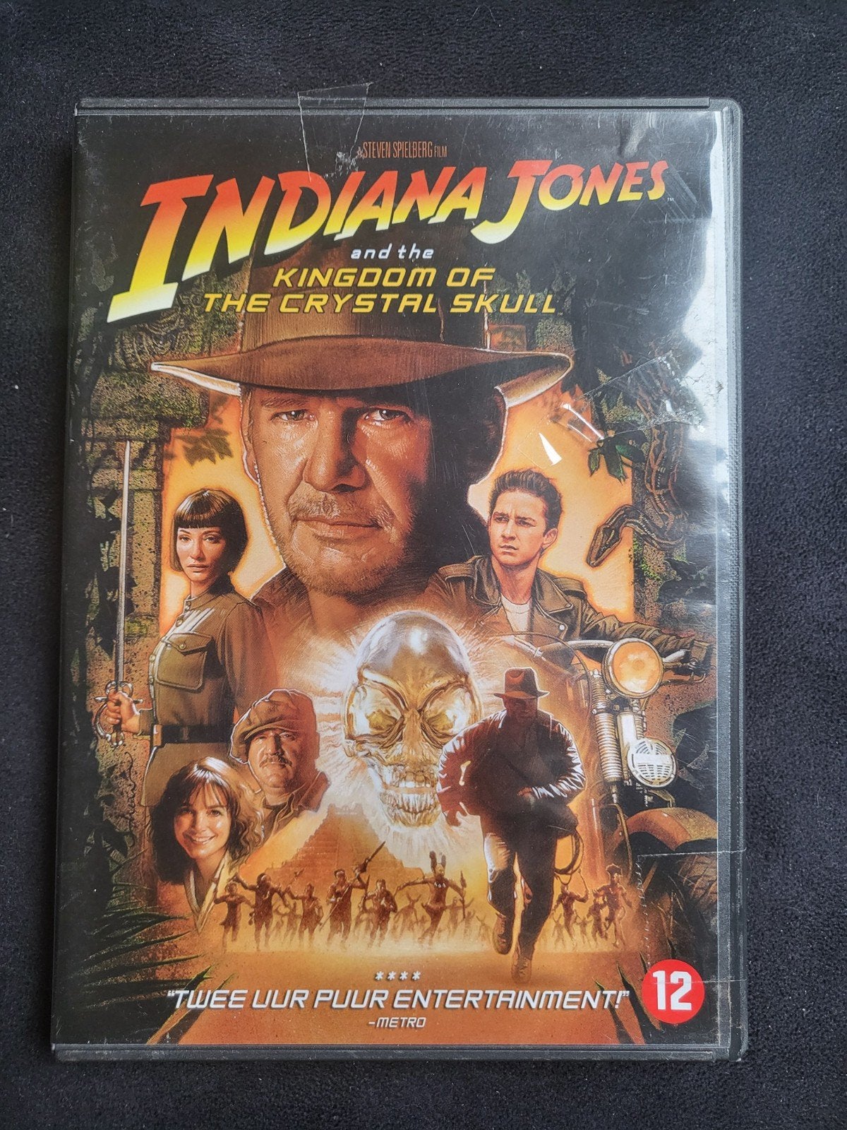 Indiana Jones and the Kingdom of the Crystal Skull DVD, Engels, Nederlands, Actiethriller, Inclusief doosje