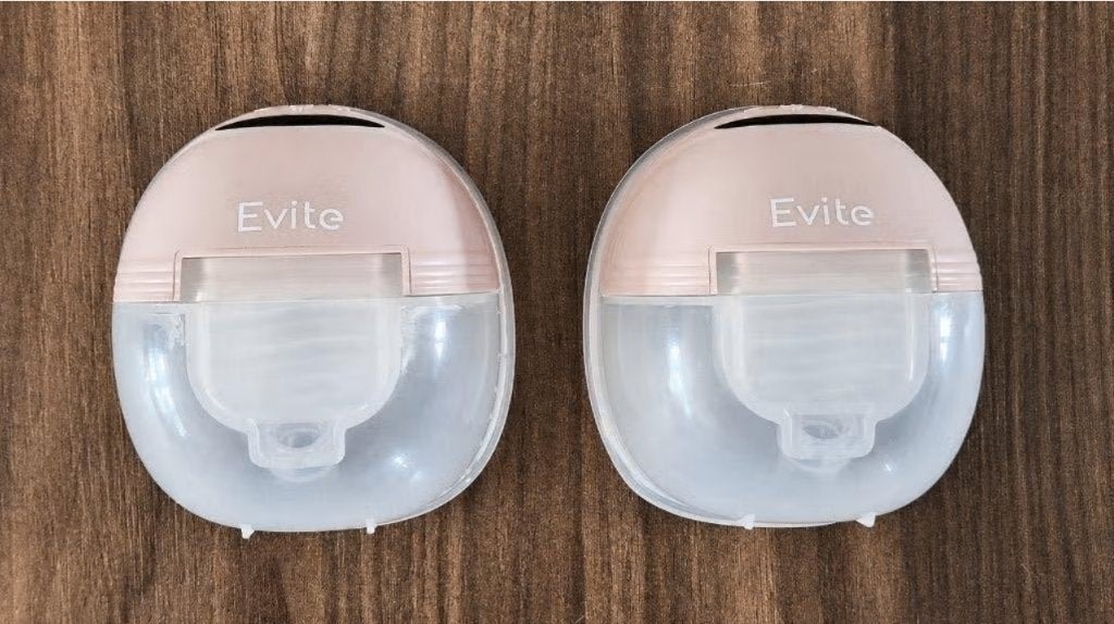 Evite Draadloze Borstkolf Slim – Handsfree | 2 stuks, Kinderen en Baby's, Gebruikt, Borstkolf, Ophalen of Verzenden, BPA-vrij