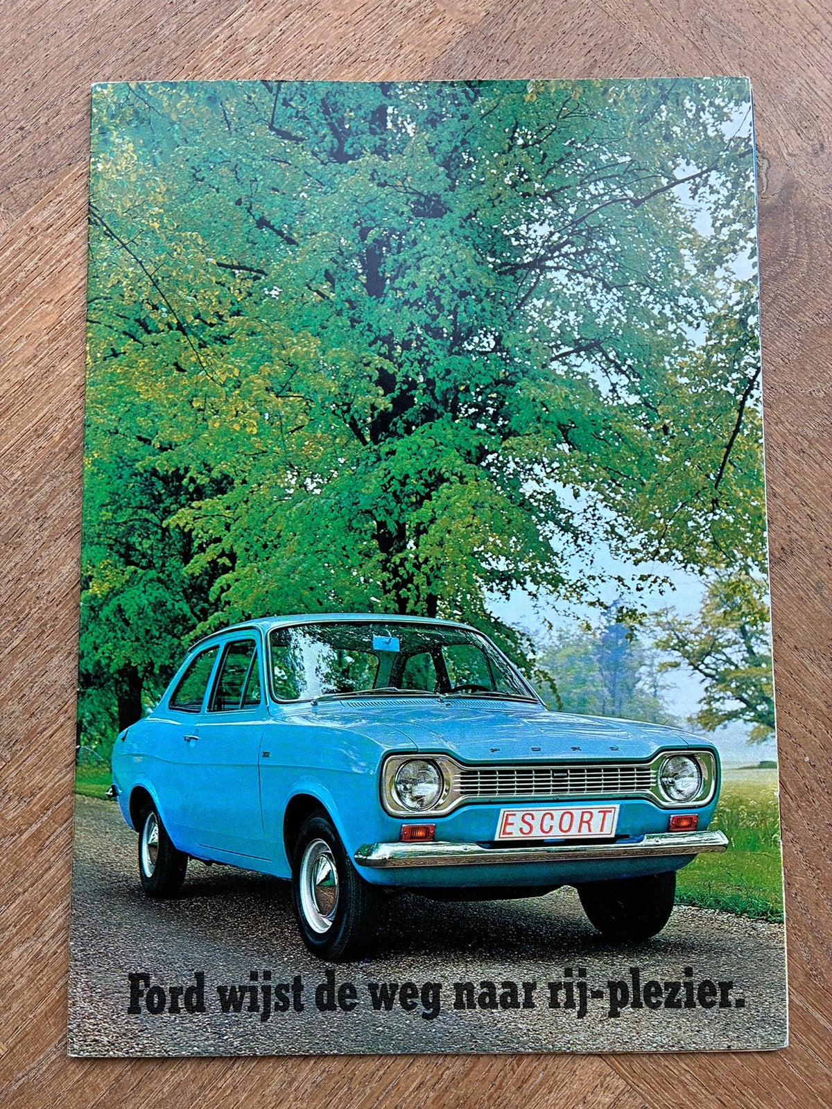 Ford Escort mk1 brochure 8/68, Verzenden, Zo goed als nieuw, Ford