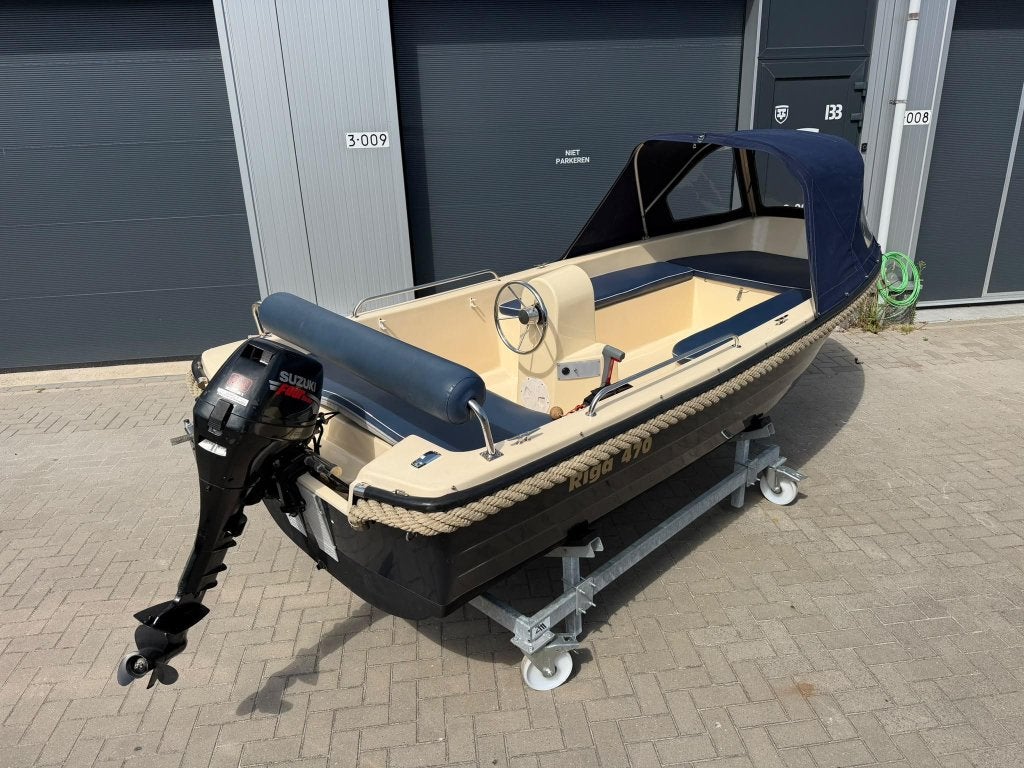 Riga 470 Sloep Compleet incl. Suzuki 15PK 4-takt, Overige merken, Riga 470, 5 m, 2 m